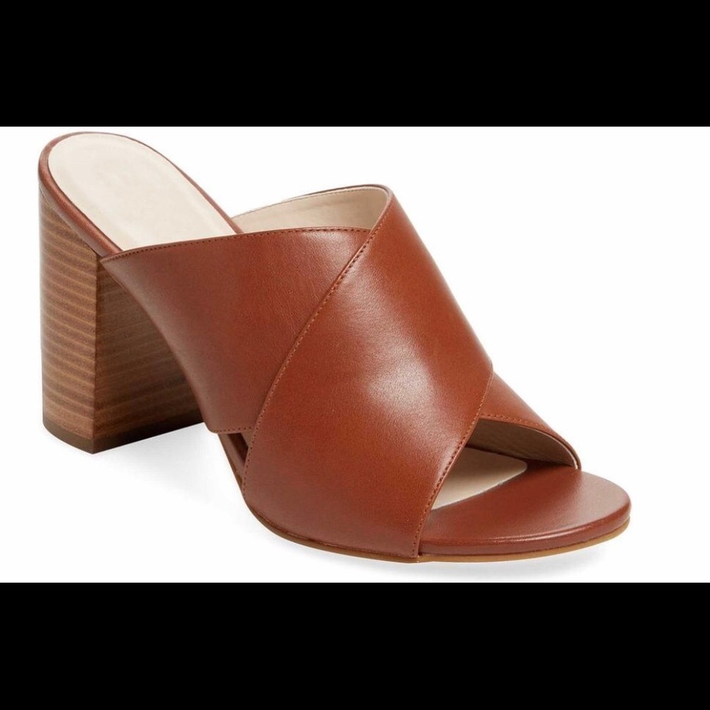 Cole Haan Gabby Sandal in Brown Leather Size 7.5